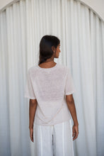 Load image into Gallery viewer, Grace Linen Knit Top oatmeal