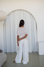 Load image into Gallery viewer, Grace Linen Knit Top oatmeal