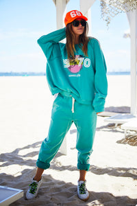 Vintage Track Pant - Faded Jade