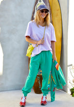 Load image into Gallery viewer, Embroidered Weekend V-Neck Tee - Mauve