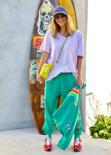 Load image into Gallery viewer, Embroidered Weekend V-Neck Tee - Mauve