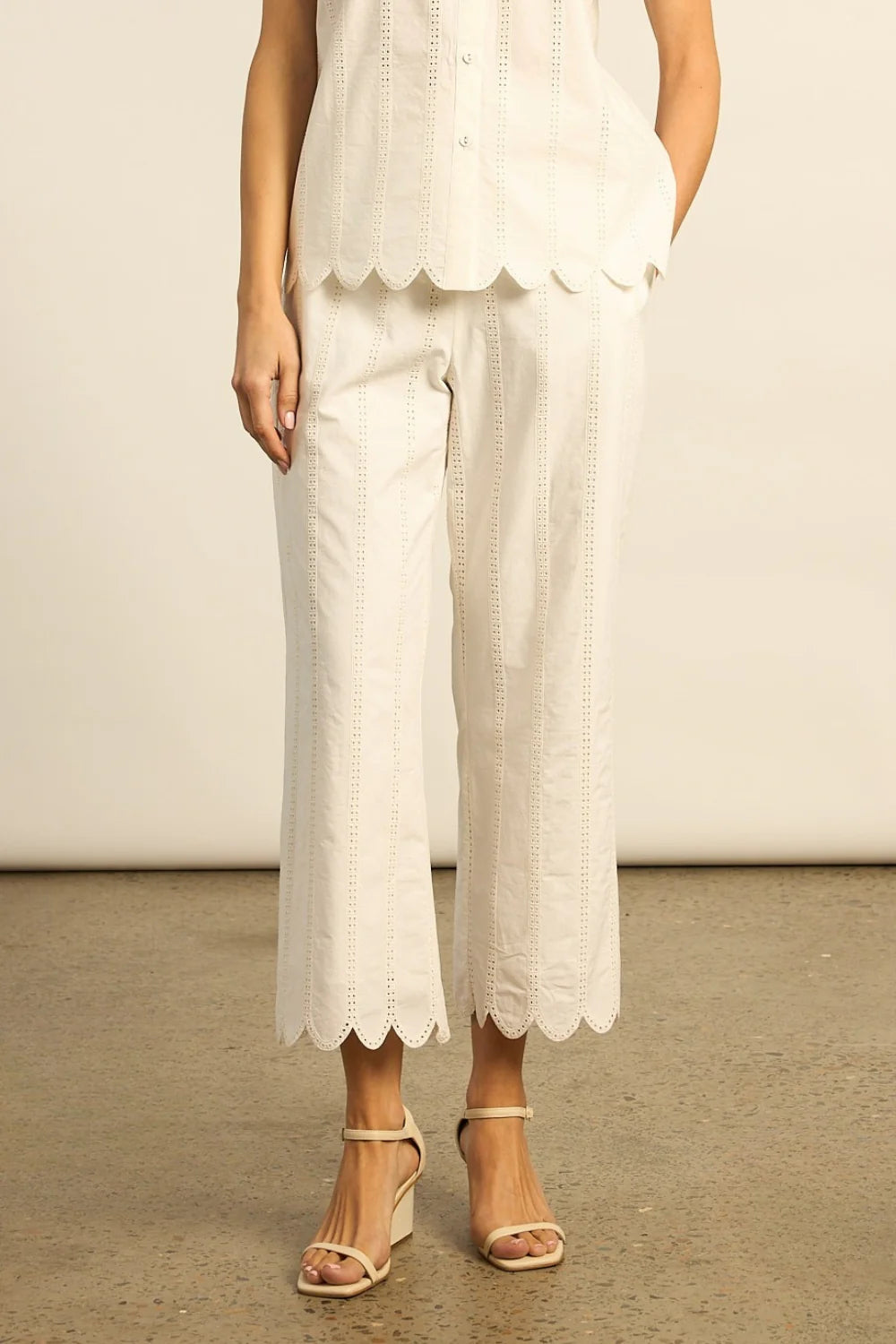 harbour pant - porcelain
