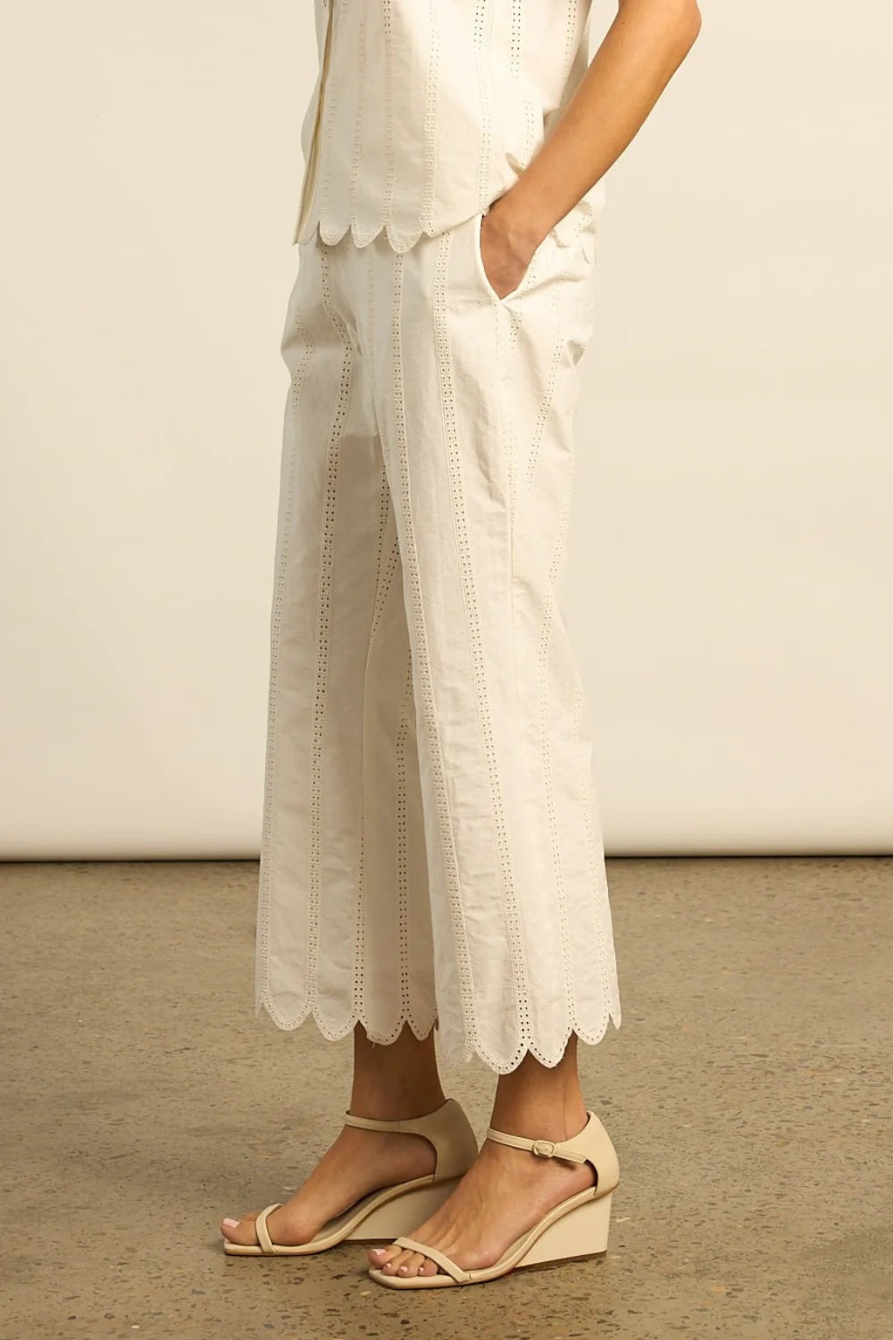 harbour pant - porcelain