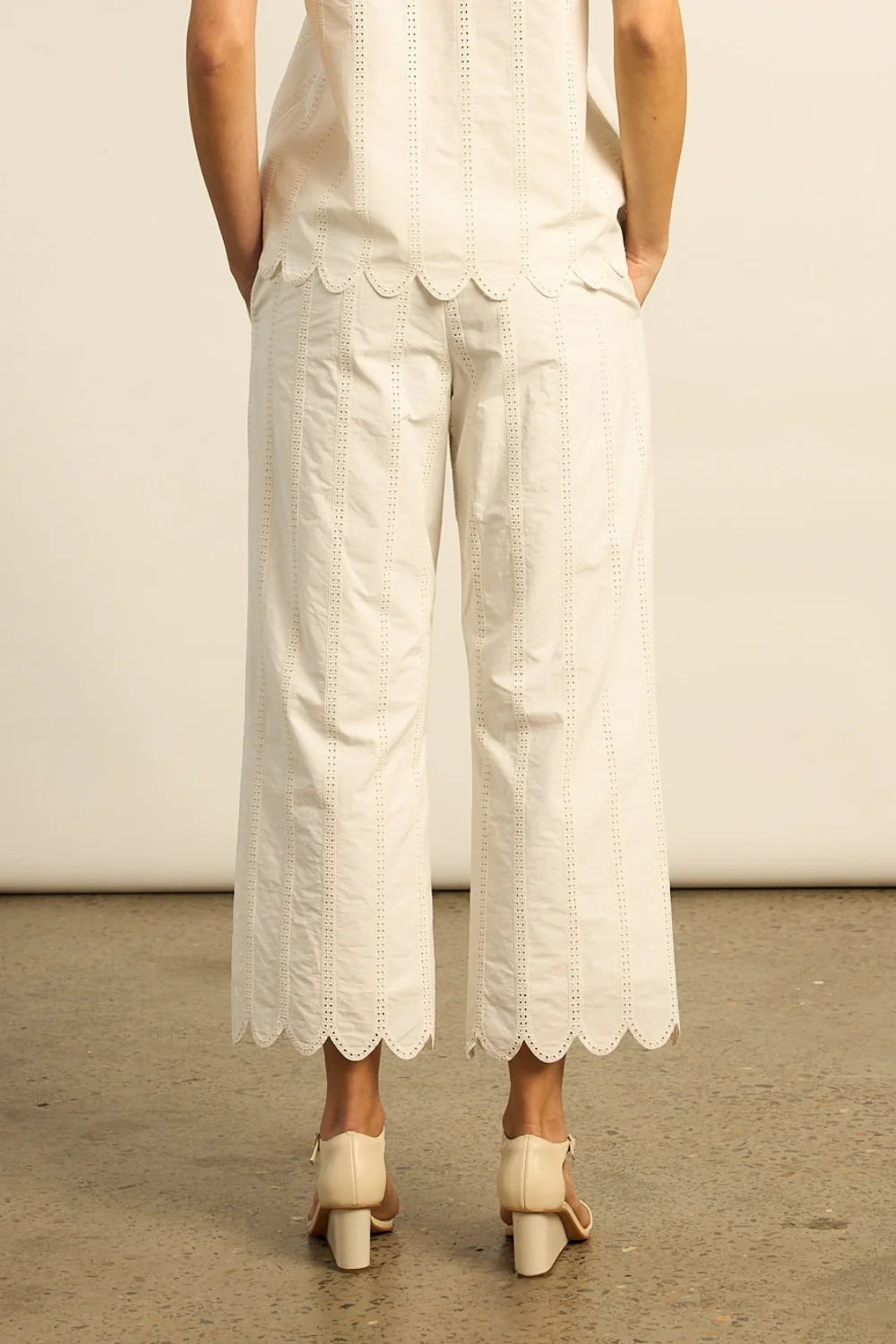 harbour pant - porcelain