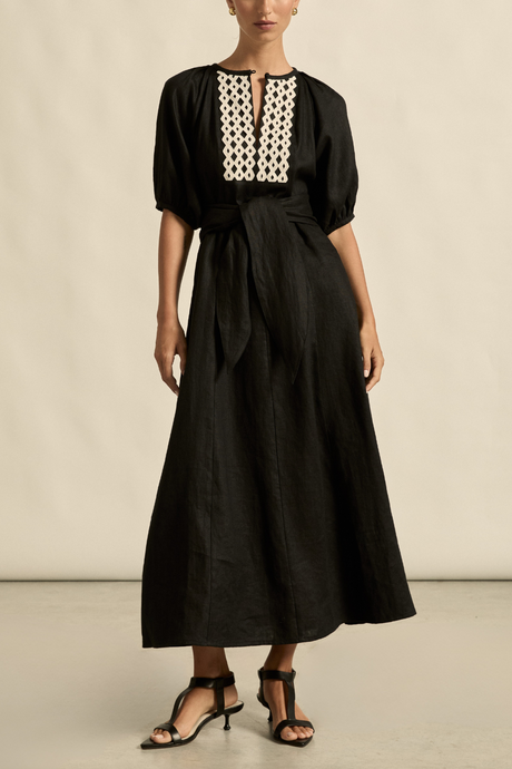 harvest dress black