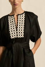 Load image into Gallery viewer, harvest dress black