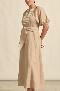 harvest dress - stone