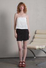 Load image into Gallery viewer, Ilaria Linen Skirt Black