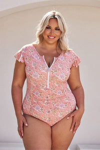 Seychelles Frill Sleeve One Piece
