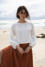 Load image into Gallery viewer, Pixie Linen Shirt Ivory