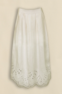 jetty skirt - porcelain