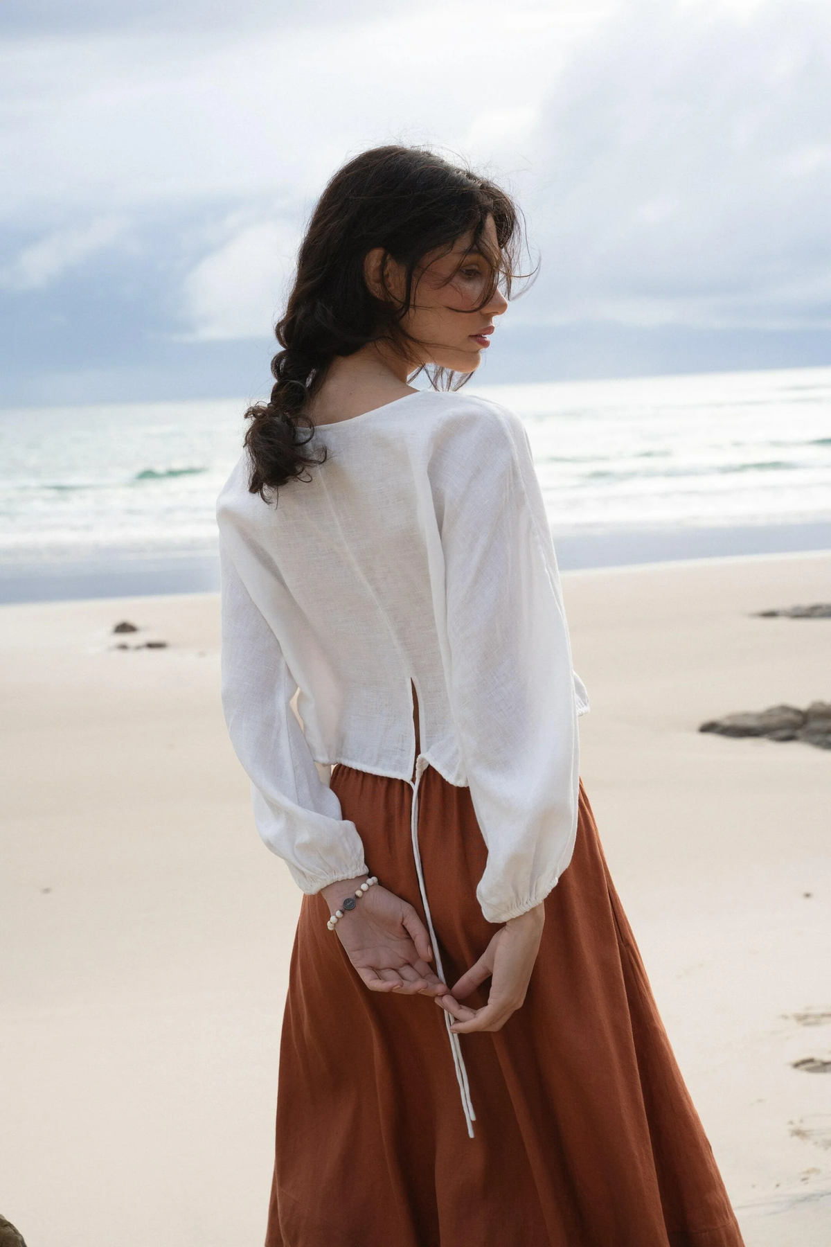 Louisa Linen Shirt Ivory