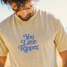 Load image into Gallery viewer, You Little Ripper Slang Tee in Stone