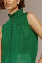 Load image into Gallery viewer, tempo top - palm green