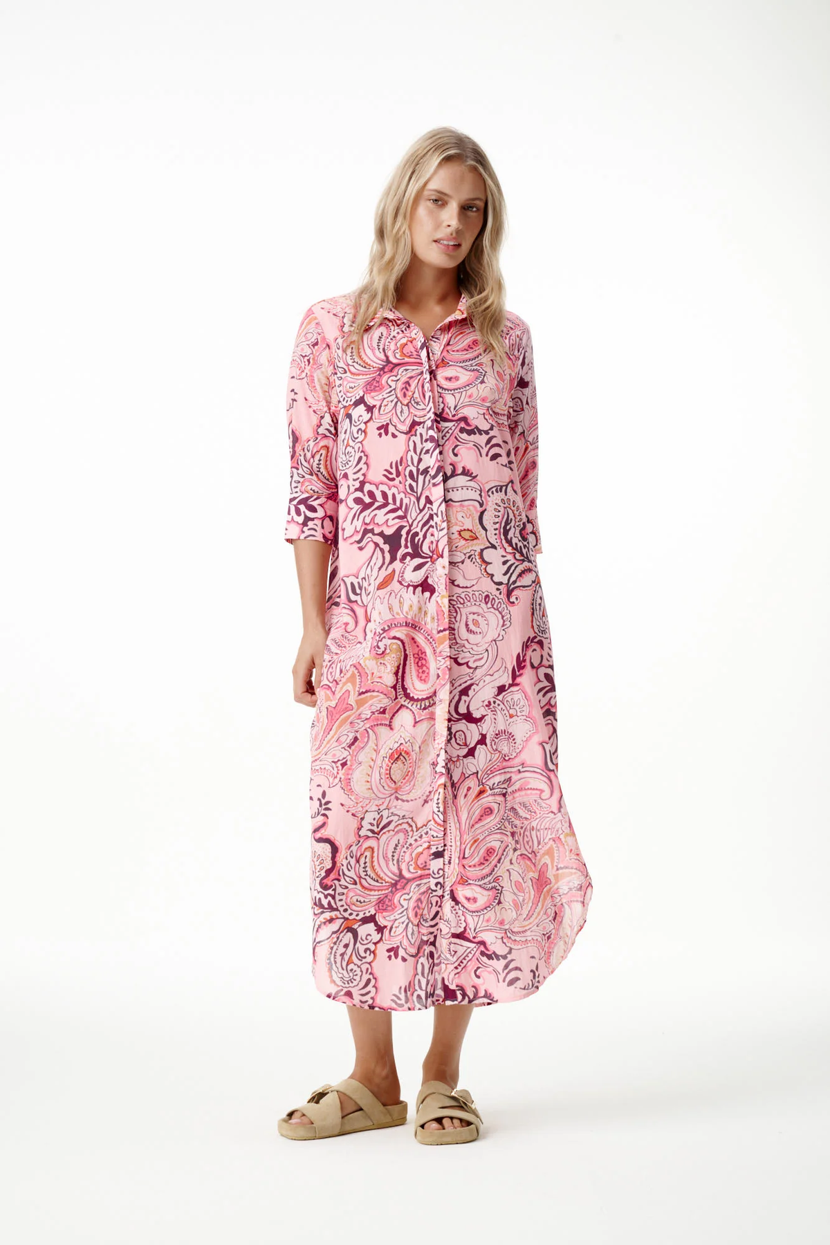 Long Daisy Rosewater Paisley