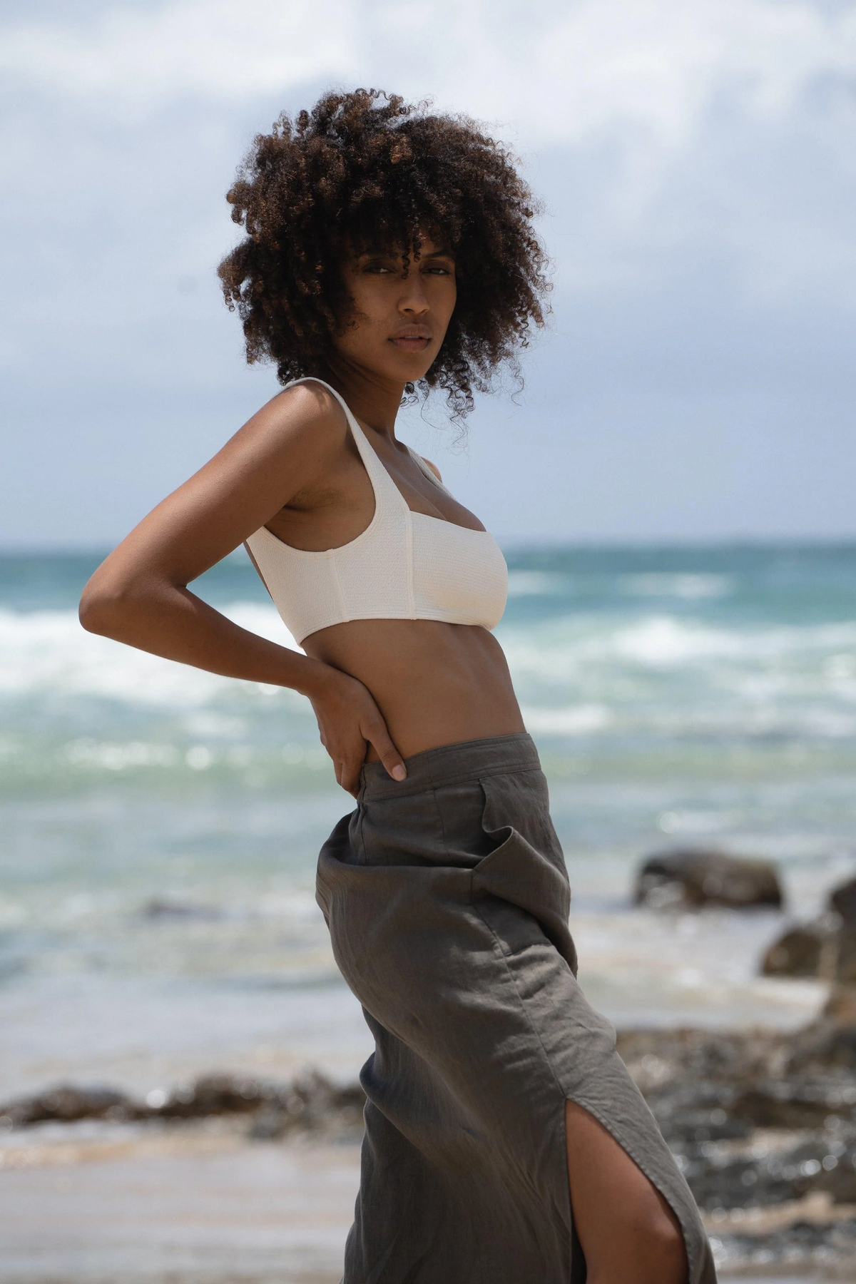 Nadi Skirt Khaki