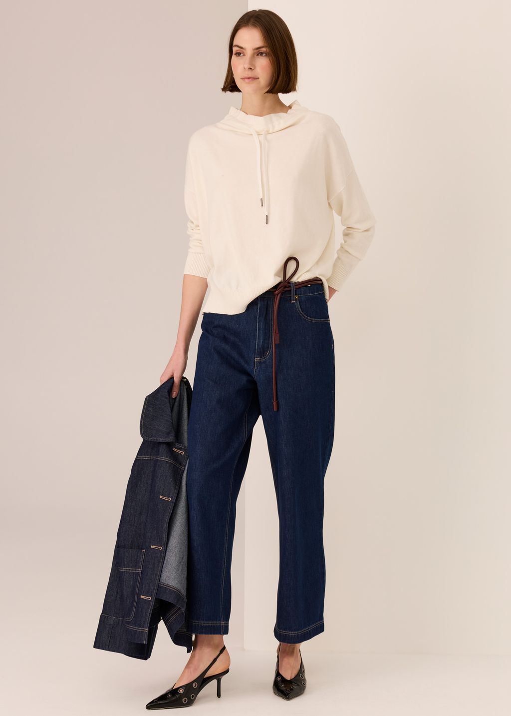 Andie Cropped Jean Dark Wash
