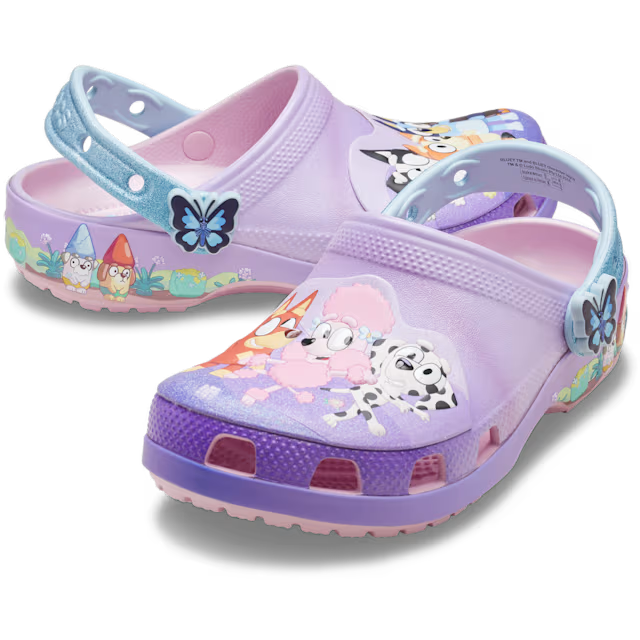 Bluey Multi Pink Classic Clog Toddler