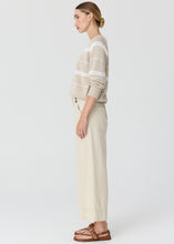 Load image into Gallery viewer, Rosin Stripe Knit Pebble/chalk