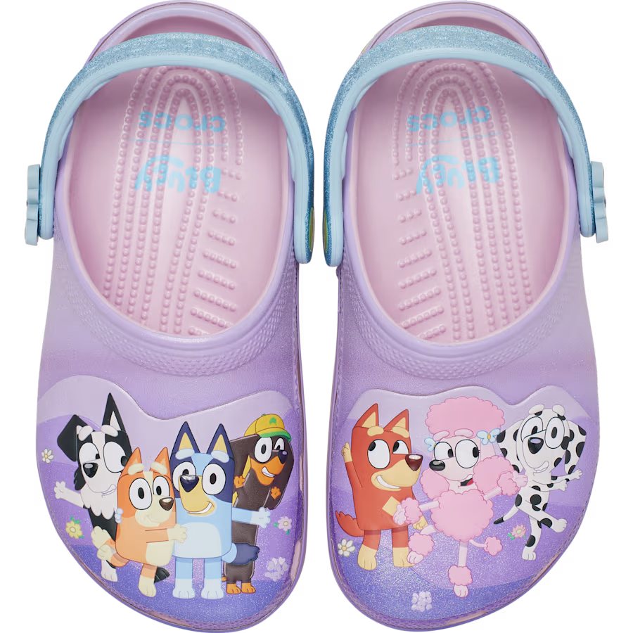 Bluey Multi Pink Classic Clog Toddler