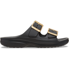Load image into Gallery viewer, Saturday Metallic Buckle Sandal Womens Black