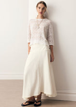 Load image into Gallery viewer, Rosin Pointelle Tee White