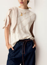 Load image into Gallery viewer, Rosin Cable Knit White