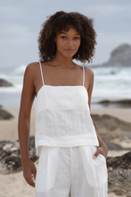 Load image into Gallery viewer, Rosa Linen Cami Ivory