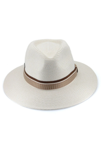 Load image into Gallery viewer, VENETO - FLEXIBRAID® FEDORA - IVORY/EARTH