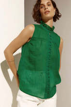 Load image into Gallery viewer, tempo top - palm green