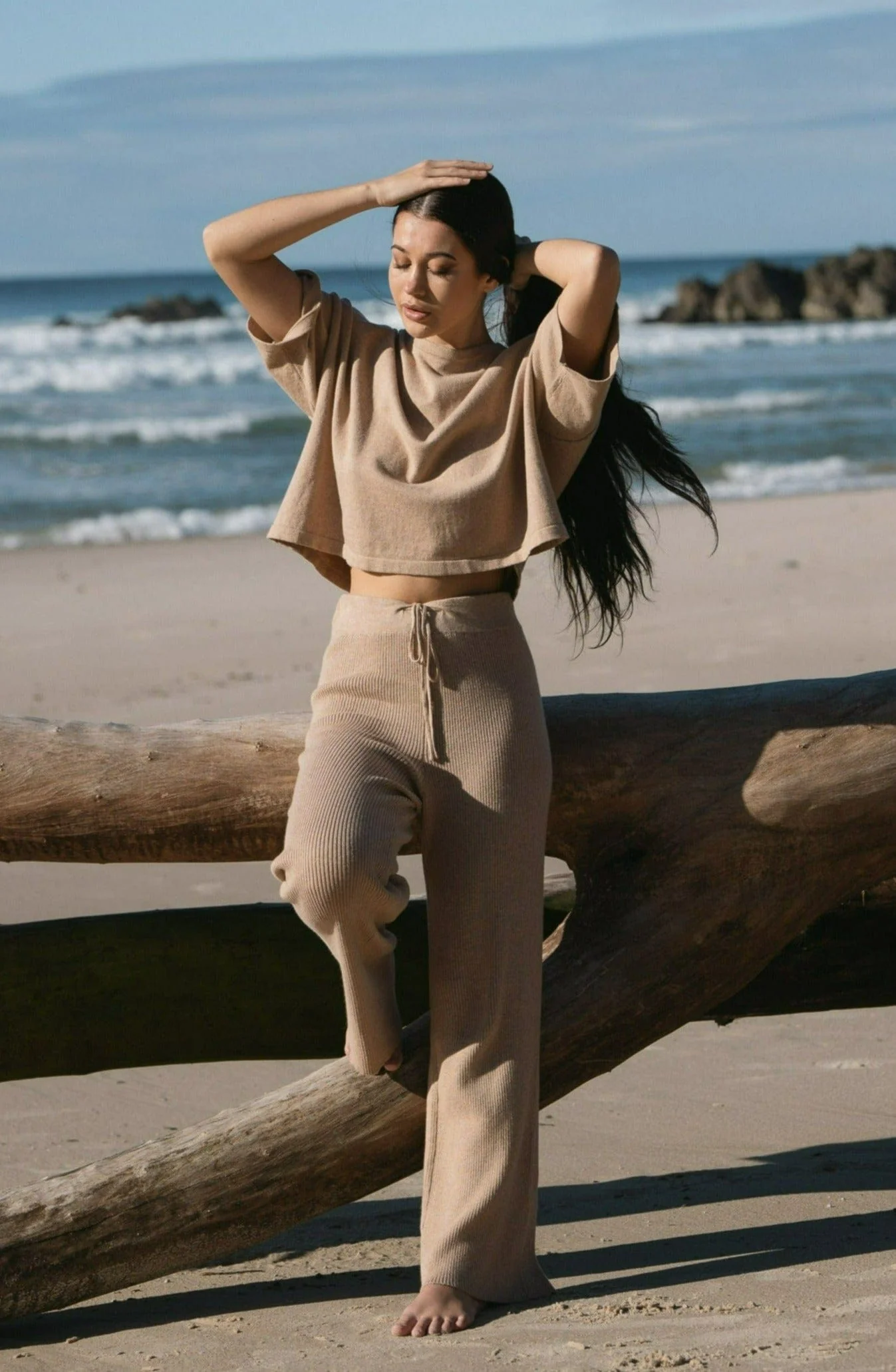 Addison Knit Top Oatmeal