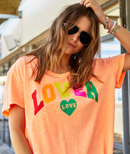 Load image into Gallery viewer, V-Neck Lover Tee Orange