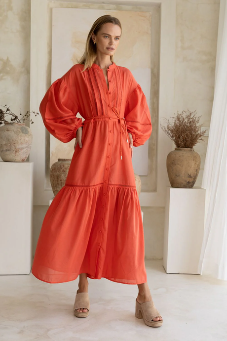 allure dress sunset