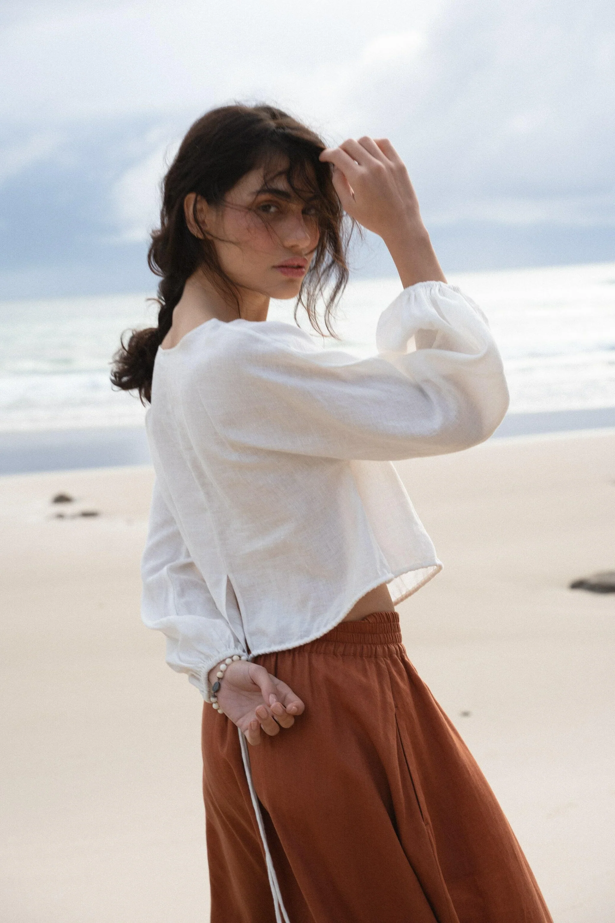 Louisa Linen Shirt Ivory