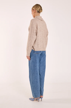 Load image into Gallery viewer, Olive Tie Neck Knit - Mocha Marle
