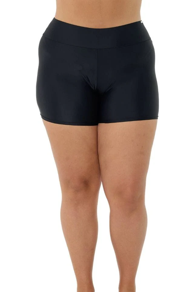 Chlorine Resist Boyleg Pant Black