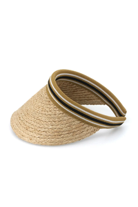 CABARITA - RAFFIA VISOR - NATURAL