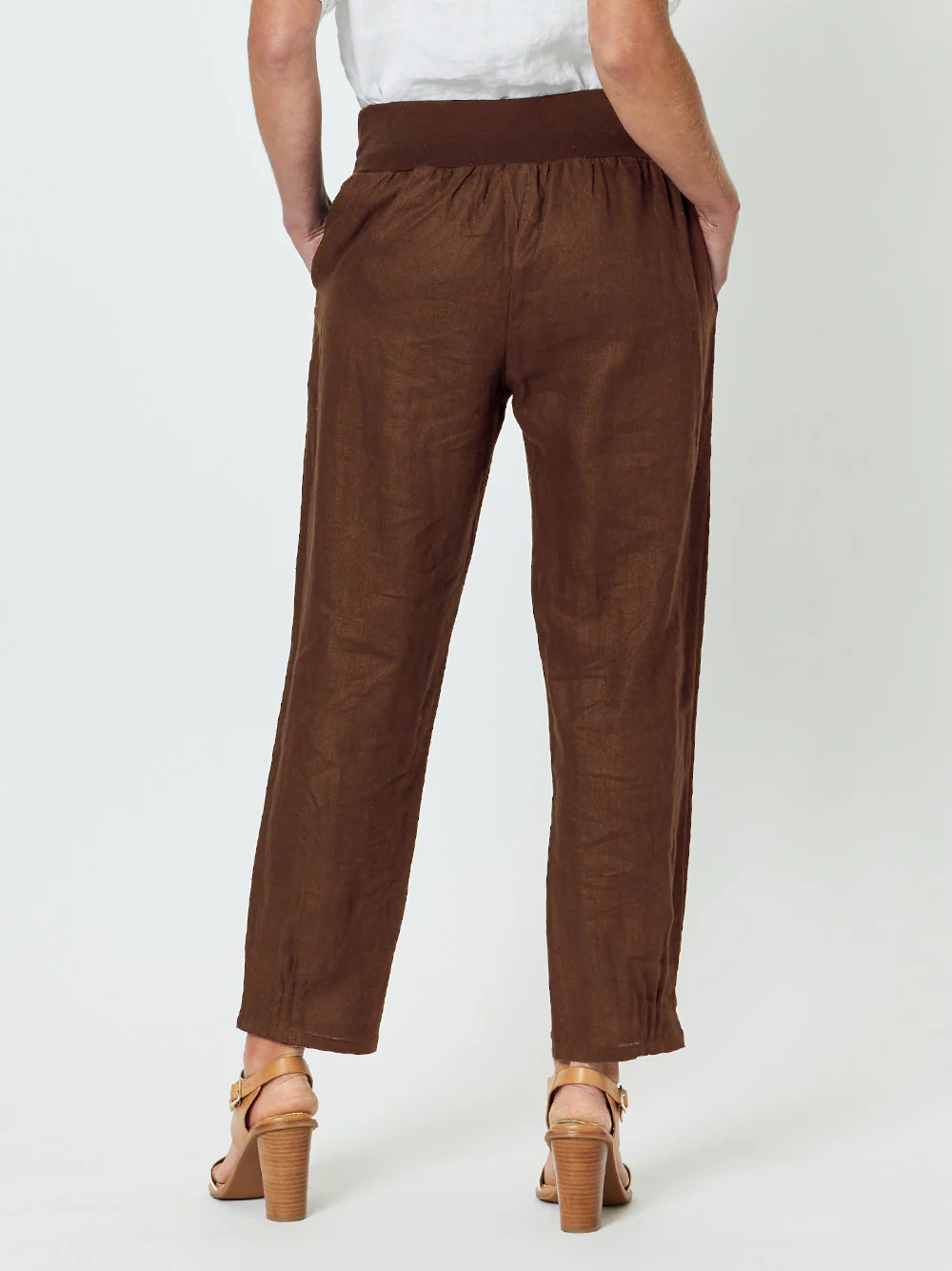 Sarah Straight Leg Linen Pant Koko