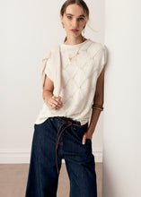 Load image into Gallery viewer, Rosin Cable Knit White