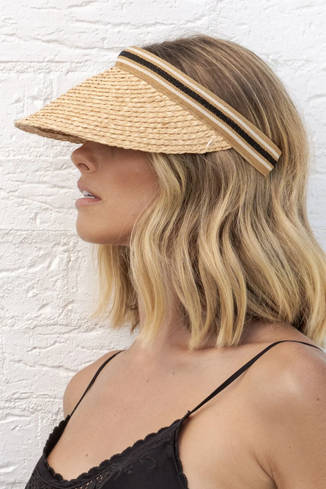 CABARITA - RAFFIA VISOR - NATURAL