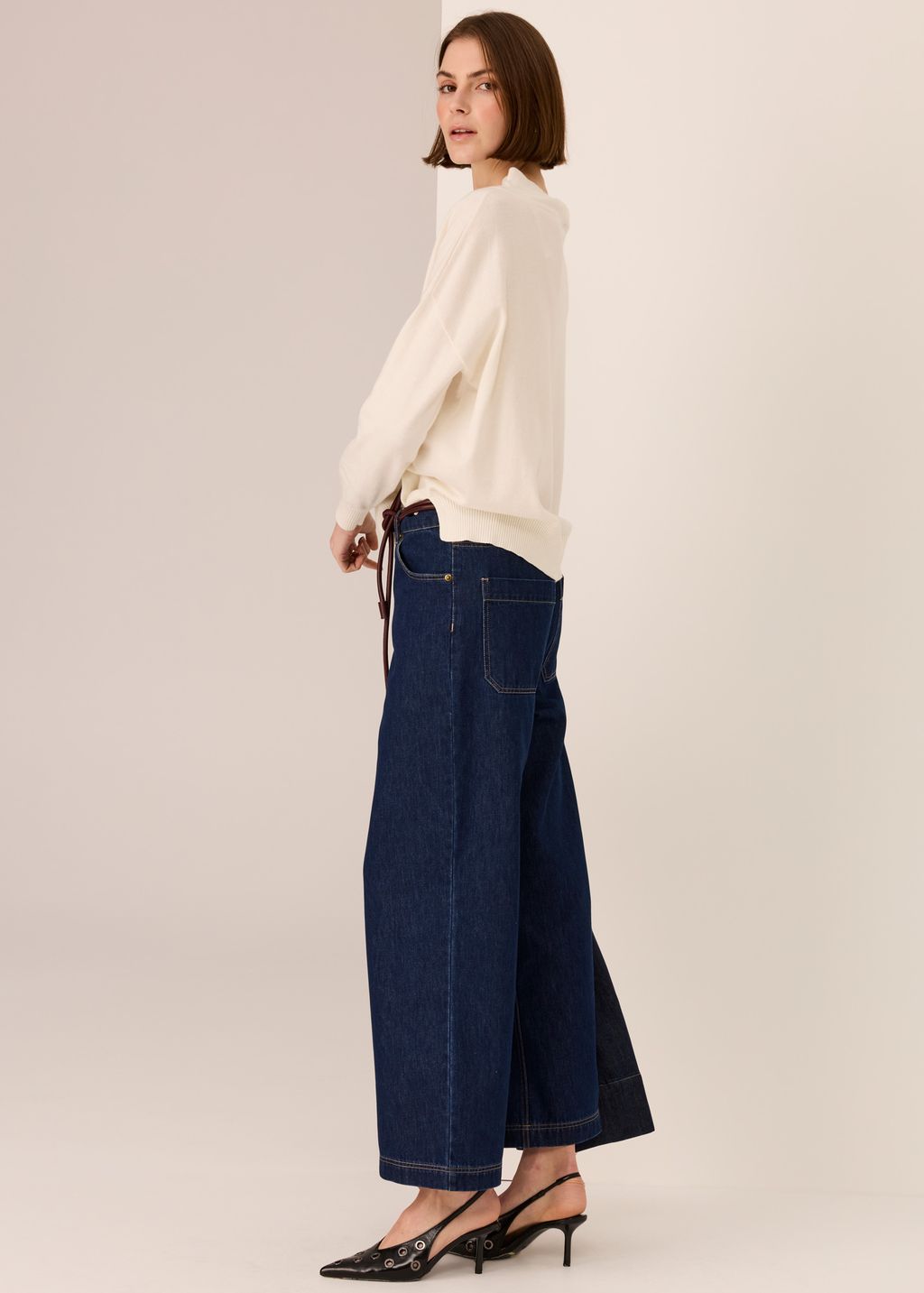 Andie Cropped Jean Dark Wash