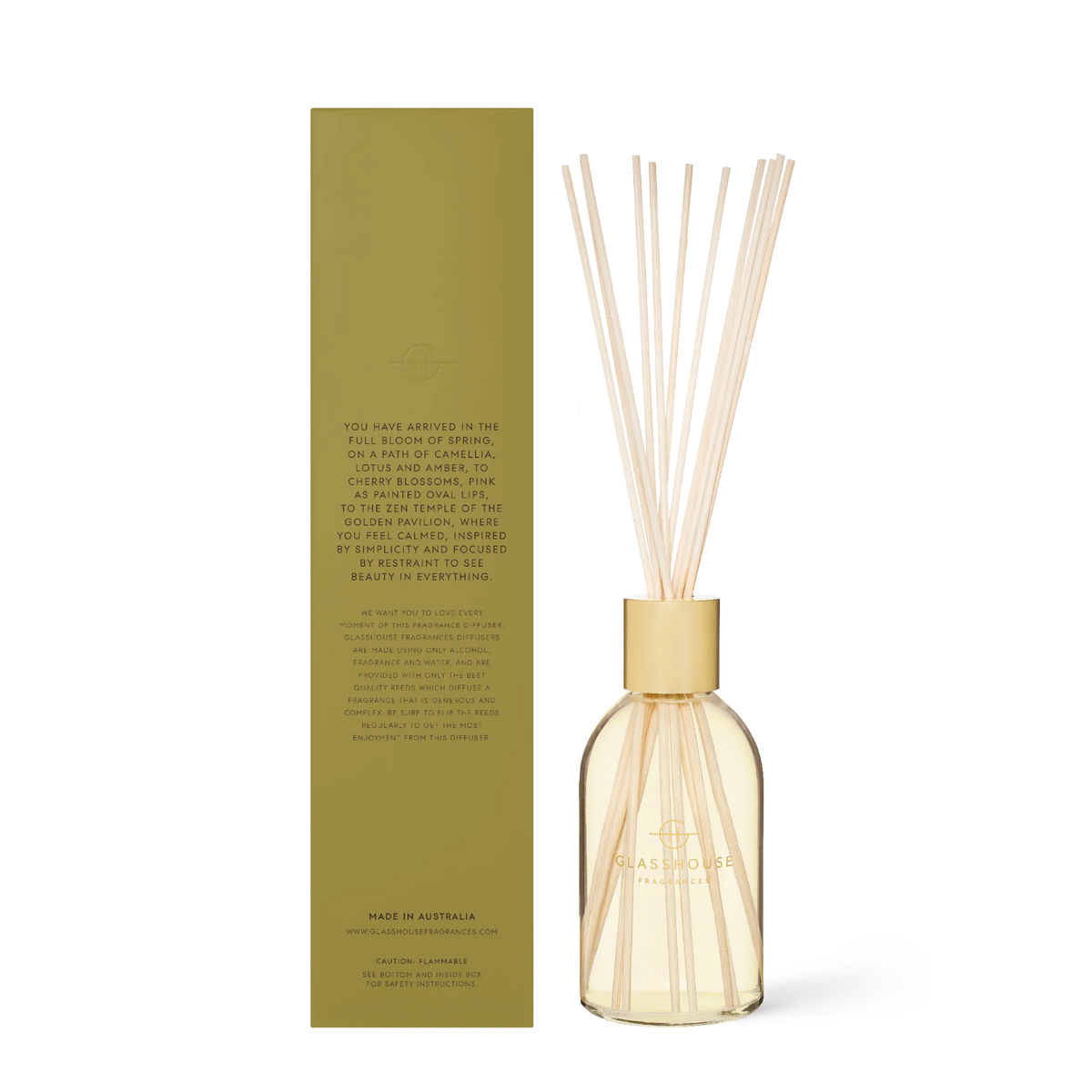 Kyoto In Bloom | 250mL Fragrance Diffuser | Camillia & Lotus