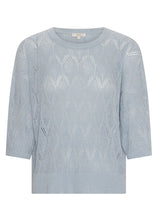 Load image into Gallery viewer, Rosin Pointelle Tee Blue