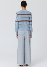 Load image into Gallery viewer, Rosin Stripe Knit Blue/Choc