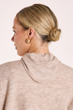 Load image into Gallery viewer, Olive Tie Neck Knit - Mocha Marle