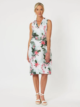 Load image into Gallery viewer, Paradise Print Dress - Khaki