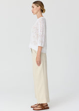 Load image into Gallery viewer, Rosin Pointelle Tee White