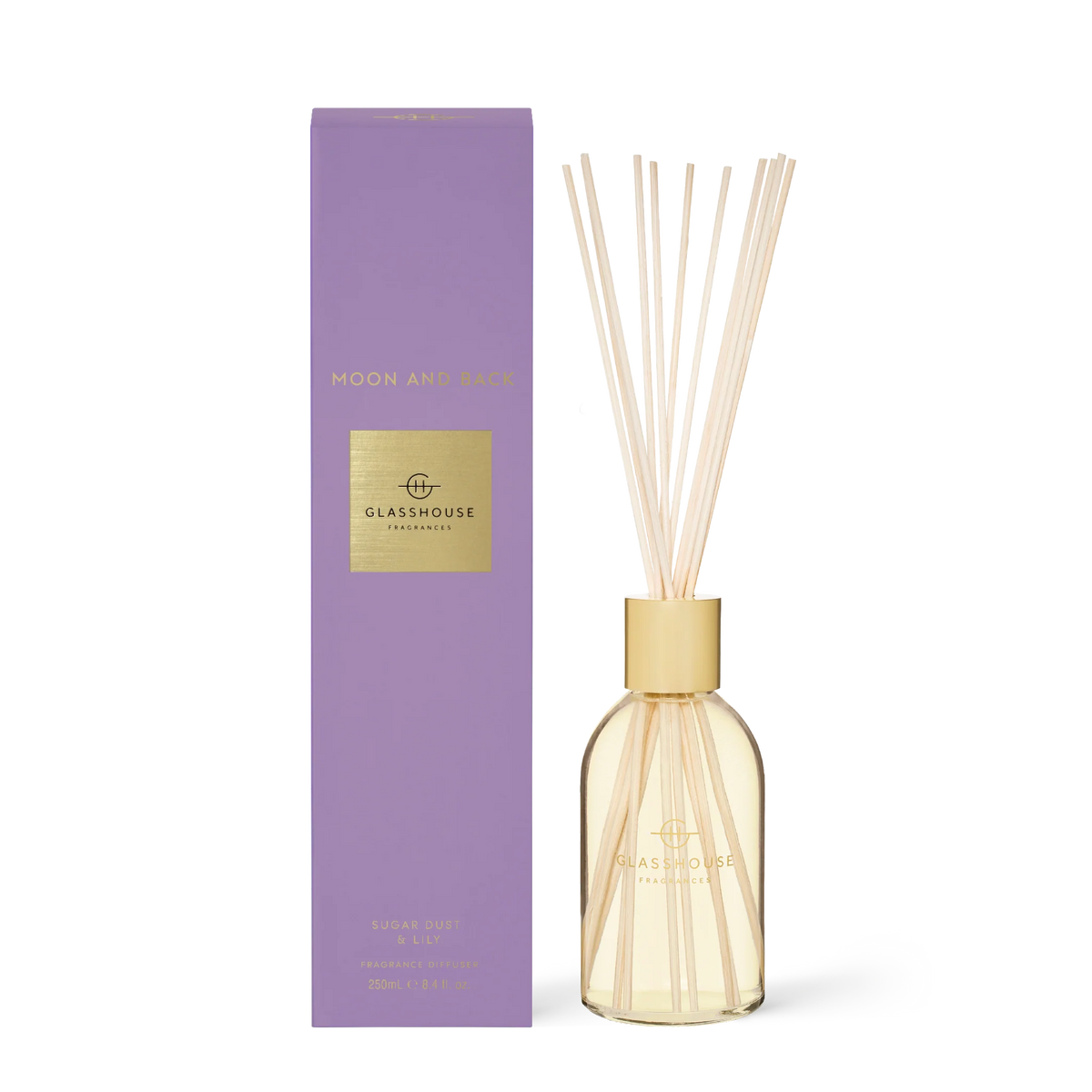 Moon and Back Sugar Dust & Lily 250mL Fragrance Diffuser