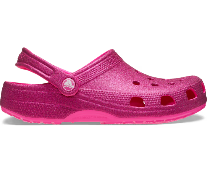 Classic Glitter Clog Pink Crush