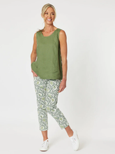Load image into Gallery viewer, Sara Side Button Cami - Khaki